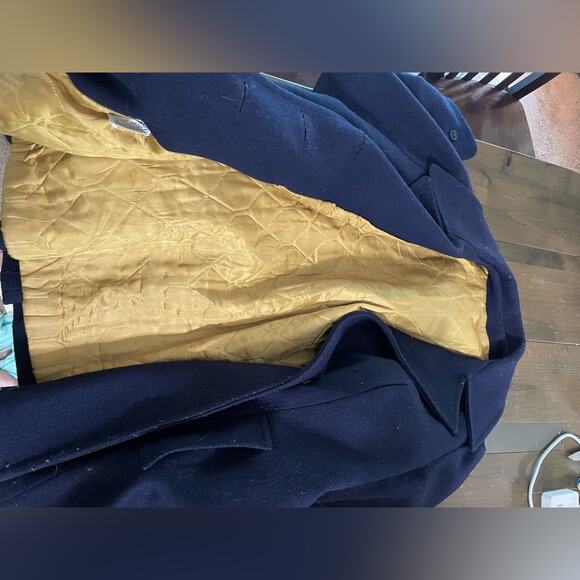 60s naval peacoat in blue - Picture 5 of 7